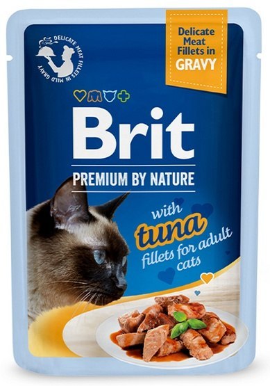 Brit Brit Premium Cat Fillets with Tuna sos saszetka 85g
