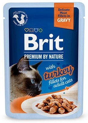 Brit Brit Premium Cat Fillets with Turkey sos saszetka 85g