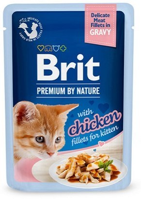 Brit Brit Premium Cat Kitten Fillets with Chicken saszetka 85g