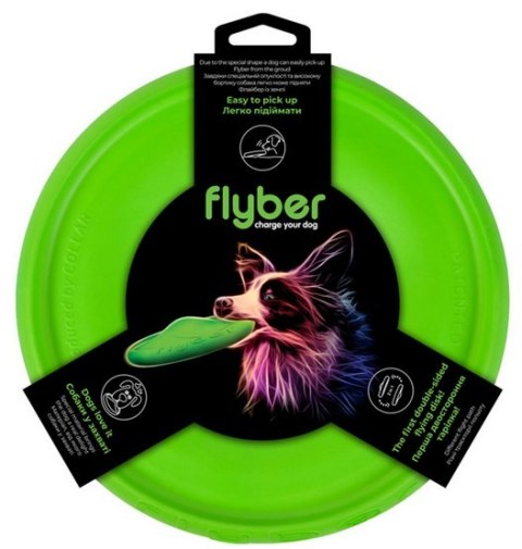 Collar Collar Flyber Latający spodek 22cm jasnozielony