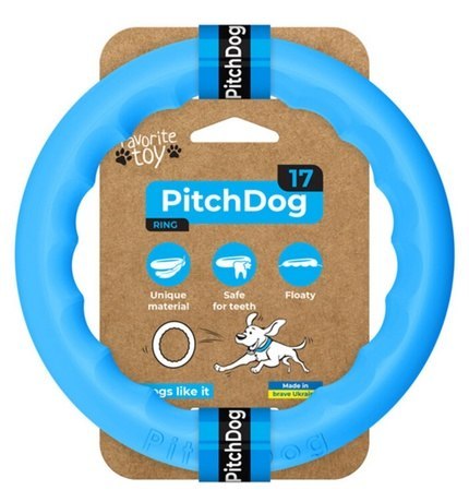 Collar Collar PitchDog17 Pierścień do aportowania 17cm niebieski