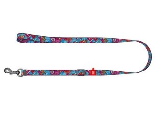 Collar Collar WauDog Nylon Smycz nylonowa regulowana 25mm/152-183cm, wzór LATO