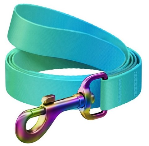 Collar Collar WauDog Recycled Smycz nylonowa, gradient M 20mm/122cm niebieski