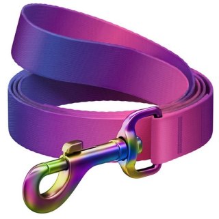 Collar Collar WauDog Recycled Smycz nylonowa, gradient S 15mm/122cm fioletowy