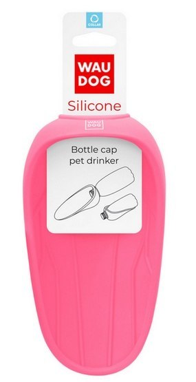 Collar Collar WauDog Silicone Dysza do picia - końcówka 165x90mm różowa