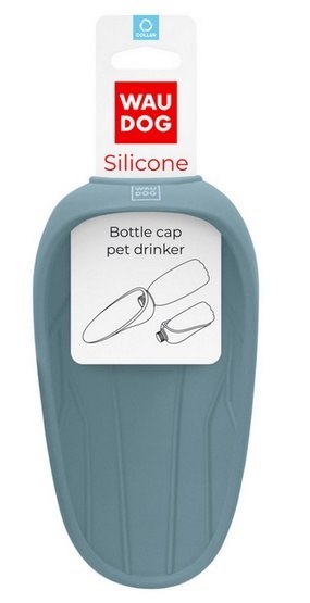 Collar Collar WauDog Silicone Dysza do picia - końcówka 165x90mm szara