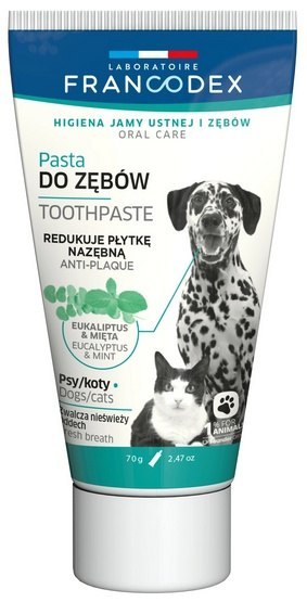 Francodex Francodex Pasta do zębów dla psa i kota 70g