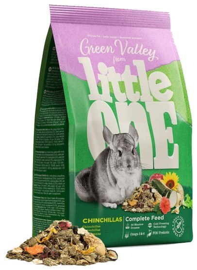 Little One Little One Zielona Dolina Pokarm dla szynszyli 750g