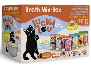 Lucky Lou Lucky Lou Extrafood Broth-Mix-Box Multipack w bulionie saszetki 12x70g