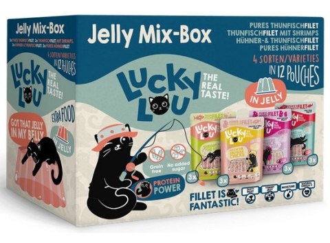 Lucky Lou Lucky Lou Extrafood Jelly-Mix-Box Multipack w galaretce saszetki 12x70g