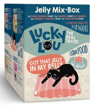 Lucky Lou Lucky Lou Extrafood Jelly-Mix-Box Multipack w galaretce saszetki 12x70g