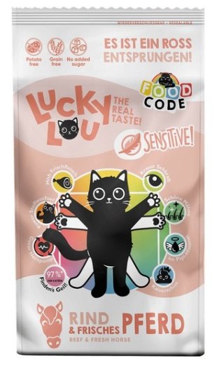 Lucky Lou Lucky Lou Food Code Sensitive Wołowina & Konina 1,7kg