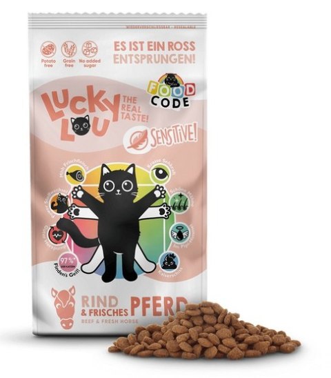 Lucky Lou Lucky Lou Food Code Sensitive Wołowina & Konina 1,7kg