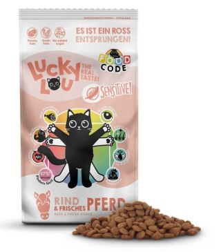 Lucky Lou Lucky Lou Food Code Sensitive Wołowina & Konina 340g