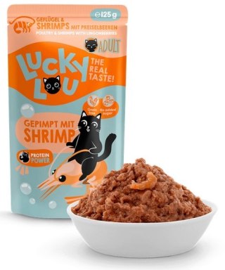 Lucky Lou Lucky Lou Lifestage Adult Drób i krewetki saszetka 125g