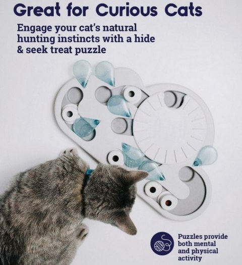 Outward Hound Nina Ottosson Cat Rainy Day Puzzle & Play - gra edukacyjna dla kotów