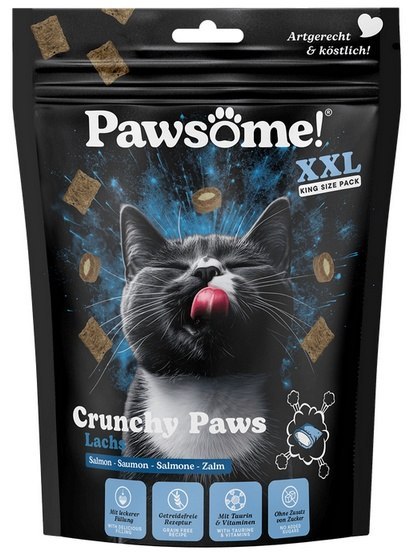 Pawsome Pawsome Crunchy Paws Łosoś 150g