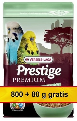 Versele-Laga Versele-Laga Prestige Budgies Premium papużka falista 880g (800g+80g gratis)