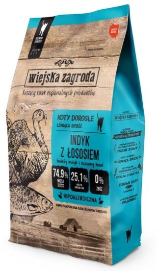 Wiejska Zagroda Wiejska Zagroda Kot - Indyk z łososiem 5kg