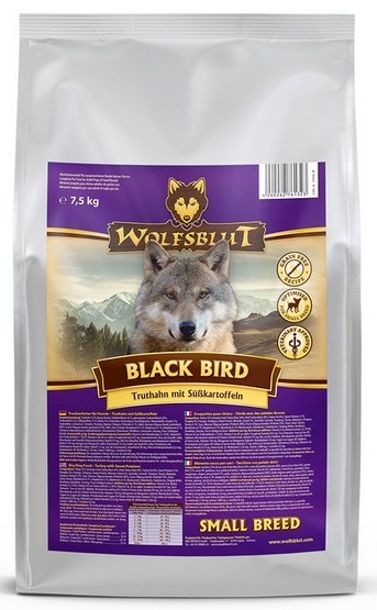 Wolfsblut Wolfsblut Dog Black Bird Adult Small - indyk i bataty 7,5kg