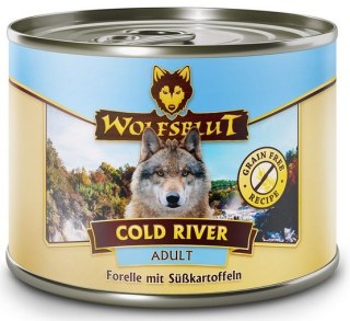 Wolfsblut Wolfsblut Dog Cold River Adult - pstrąg i bataty puszka 200g