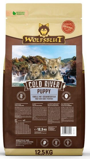 Wolfsblut Wolfsblut Dog Cold River Puppy - pstrąg i bataty 12,5kg
