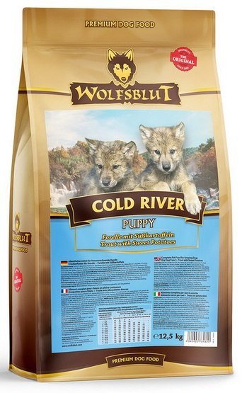 Wolfsblut Wolfsblut Dog Cold River Puppy - pstrąg i bataty 12,5kg