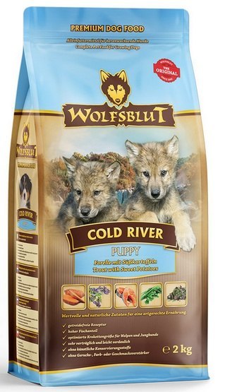 Wolfsblut Wolfsblut Dog Cold River Puppy - pstrąg i bataty 2kg