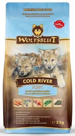 Wolfsblut Wolfsblut Dog Cold River Puppy - pstrąg i bataty 2kg
