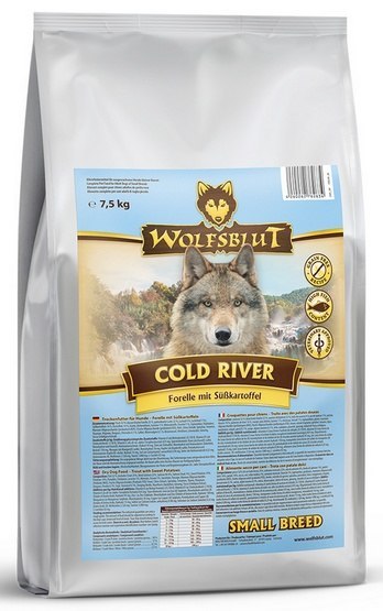 Wolfsblut Wolfsblut Dog Cold River Small - pstrąg i bataty 7,5kg