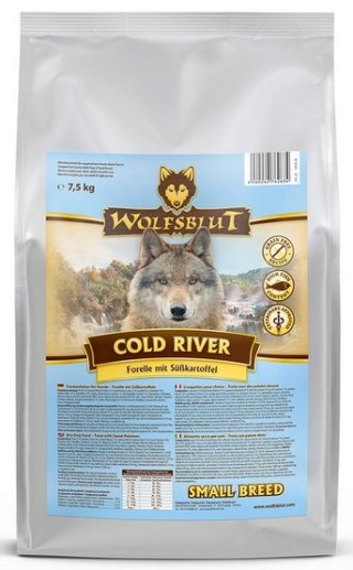 Wolfsblut Wolfsblut Dog Cold River Small - pstrąg i bataty 7,5kg