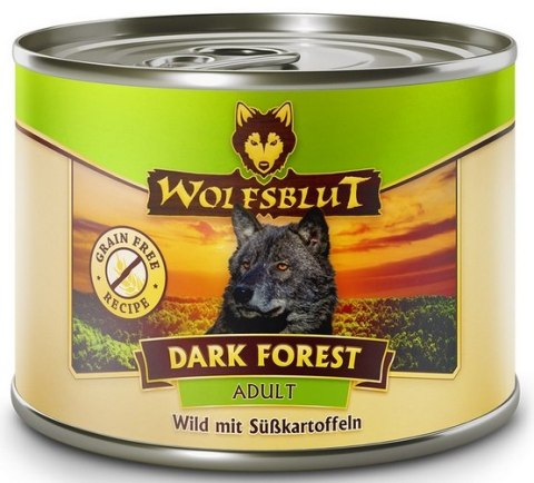 Wolfsblut Wolfsblut Dog Dark Forest Adult - dziczyzna i bataty puszka 200g