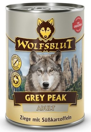 Wolfsblut Wolfsblut Dog Grey Peak Adult - koza i bataty puszka 395g