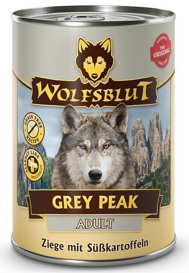 Wolfsblut Wolfsblut Dog Grey Peak Adult - koza i bataty puszka 395g