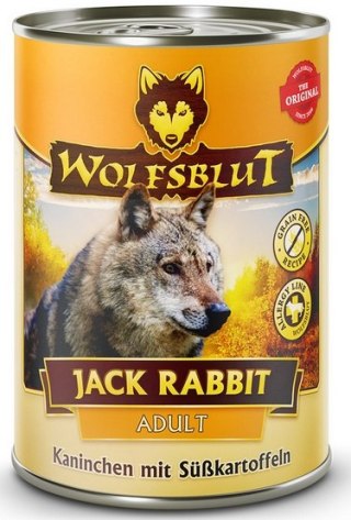 Wolfsblut Wolfsblut Dog Jack Rabbit Adult - królik i bataty puszka 395g