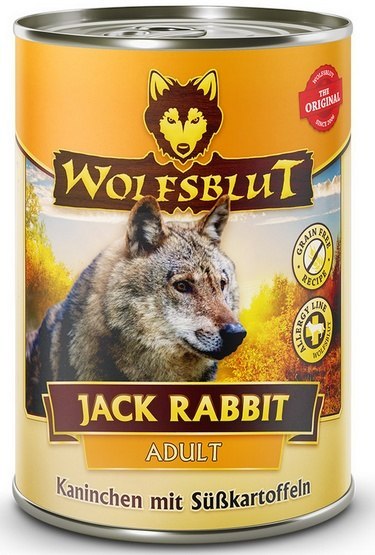 Wolfsblut Wolfsblut Dog Jack Rabbit Adult - królik i bataty puszka 395g