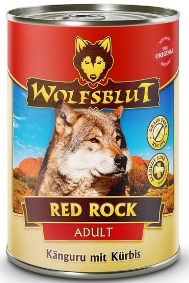 Wolfsblut Wolfsblut Dog Red Rock Adult - kangur i dynia puszka 395g