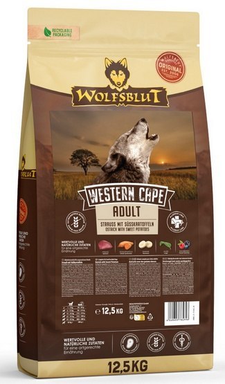 Wolfsblut Wolfsblut Dog Western Cape Adult - struś i bataty 12,5kg