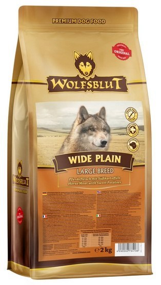 Wolfsblut Wolfsblut Dog Wide Plain Adult Large Breed - konina i bataty 2kg
