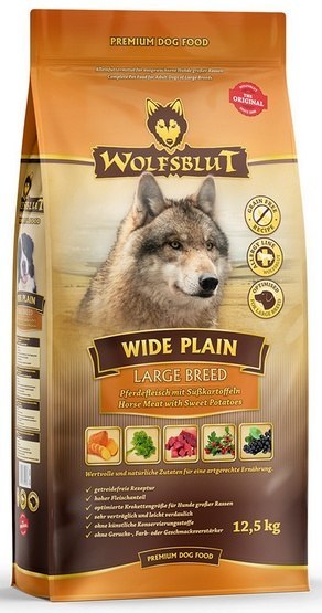 Wolfsblut Wolfsblut Dog Wide Plain Adult Large Breed - konina i bataty 2kg