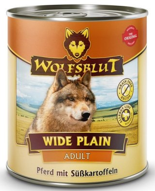 Wolfsblut Wolfsblut Dog Wide Plain Adult - konina i bataty puszka 800G