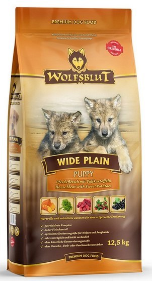 Wolfsblut Wolfsblut Dog Wide Plain Puppy - konina i bataty 12,5kg
