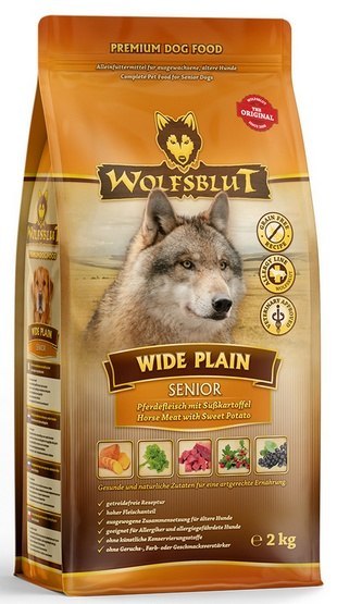 Wolfsblut Wolfsblut Dog Wide Plain Senior - konina i bataty 2kg
