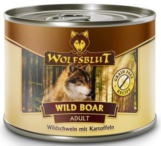 Wolfsblut Wolfsblut Dog Wild Boar Adult - dziczyzna i ziemniaki puszka 200g