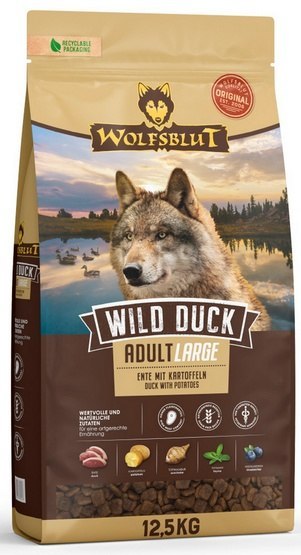 Wolfsblut Wolfsblut Dog Wild Duck Adult Large - kaczka i ziemniaki 12,5kg