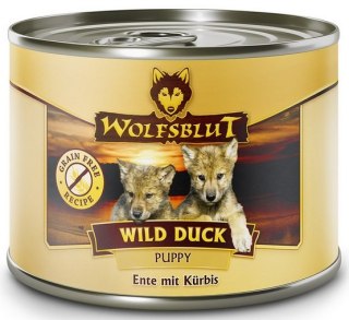 Wolfsblut Wolfsblut Dog Wild Duck Puppy - kaczka i dynia puszka 200g