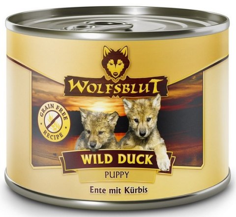 Wolfsblut Wolfsblut Dog Wild Duck Puppy - kaczka i dynia puszka 200g