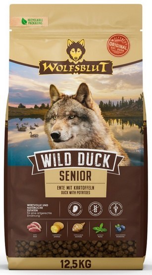 Wolfsblut Wolfsblut Dog Wild Duck Senior - kaczka i ziemniaki 12,5kg