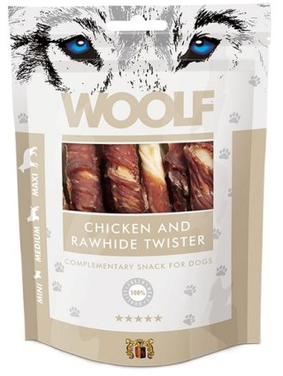 Woolf Woolf Chicken & Rawhide Twister 100g