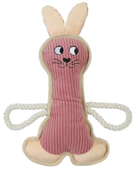 Zolux Zolux Zabawka dla psa Królik Buddy różowy 33cm